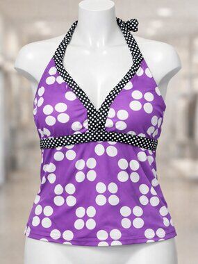 Polkadot swimsuit tops lot